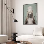 Whimsical Chef Bear Illustration Kitchen Wall Art