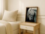 White Horse Western Wall Art