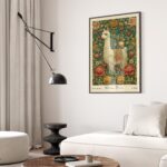 William Morris Alpaca Art Print