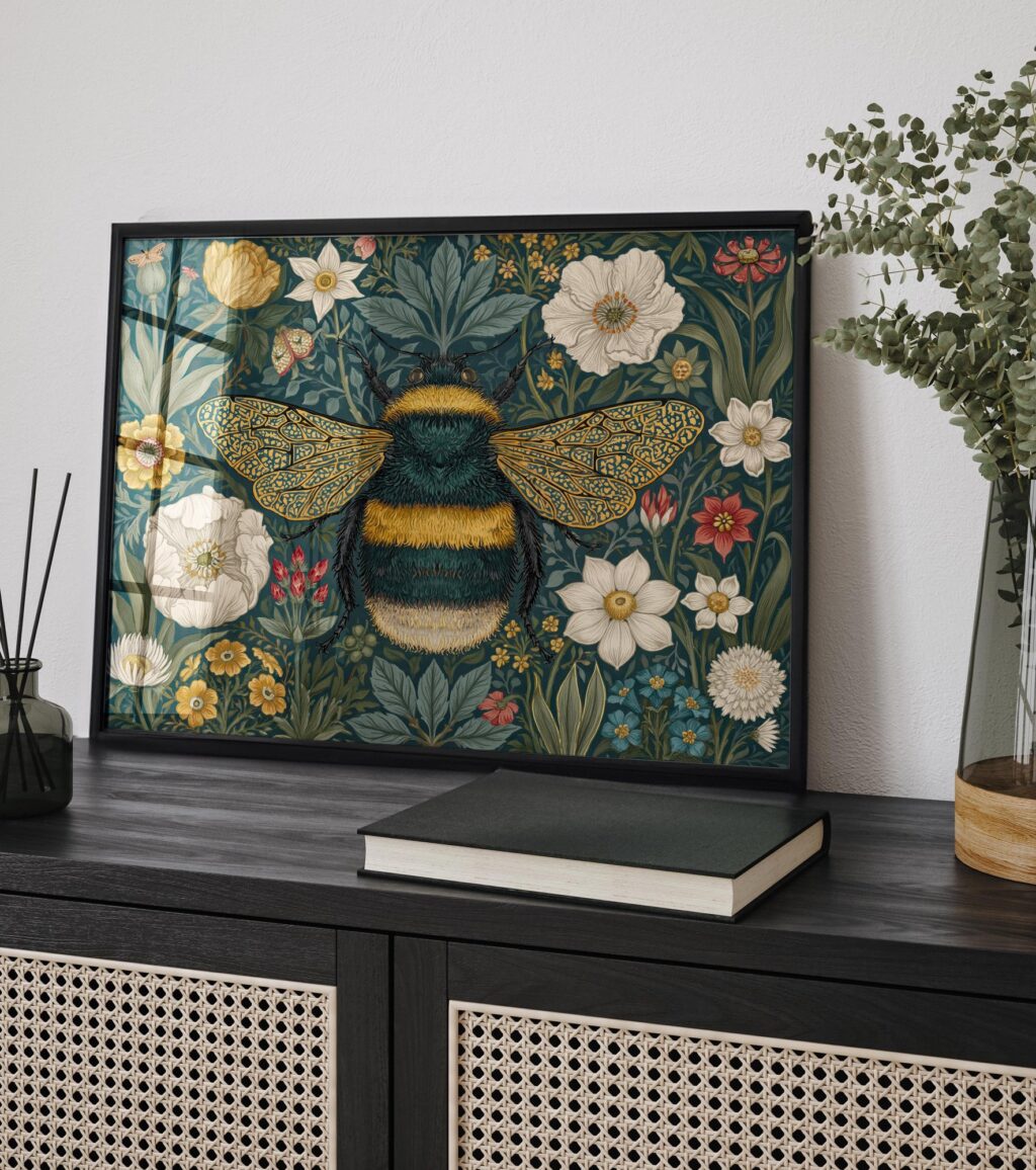 William Morris Bumblebee Print