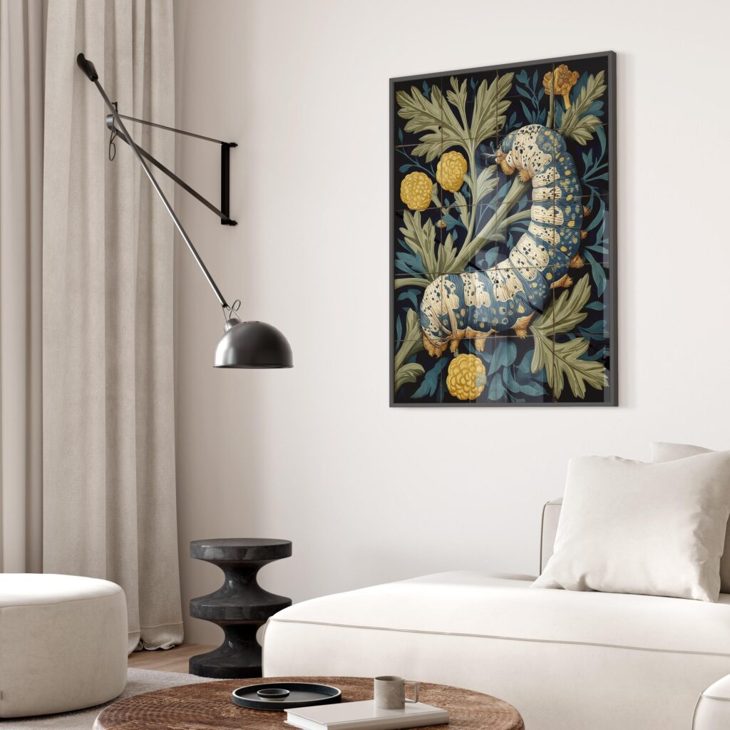 William Morris Caterpillar Art Print