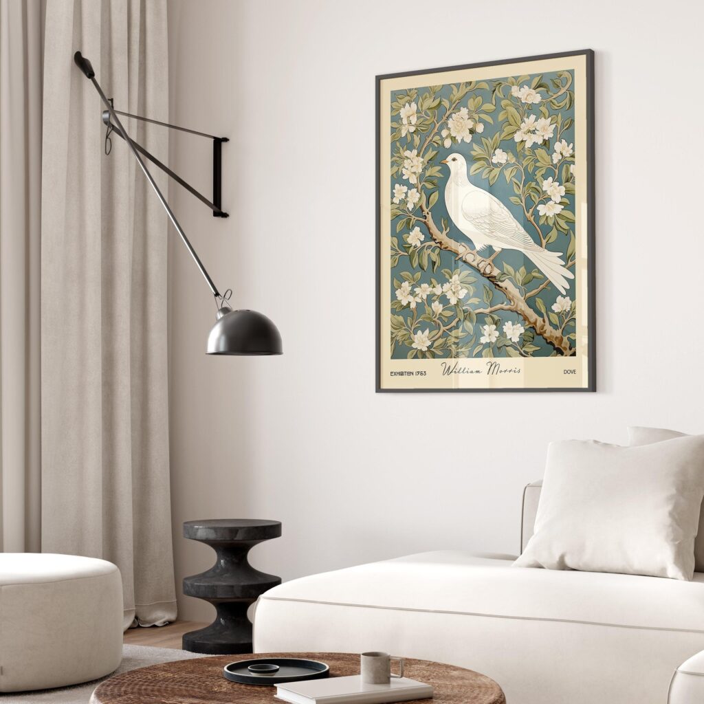 William Morris Dove Art Print