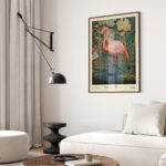 William Morris Flamingo Print