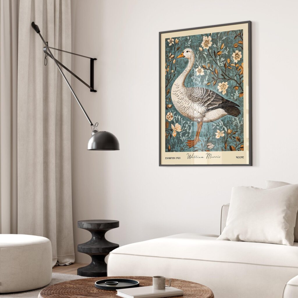 William Morris Goose Art Print