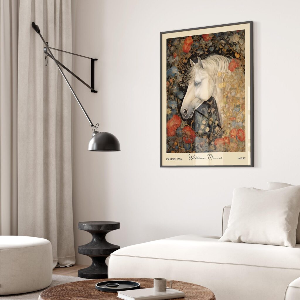 William Morris Horse Print