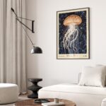 William Morris Jellyfish Poster