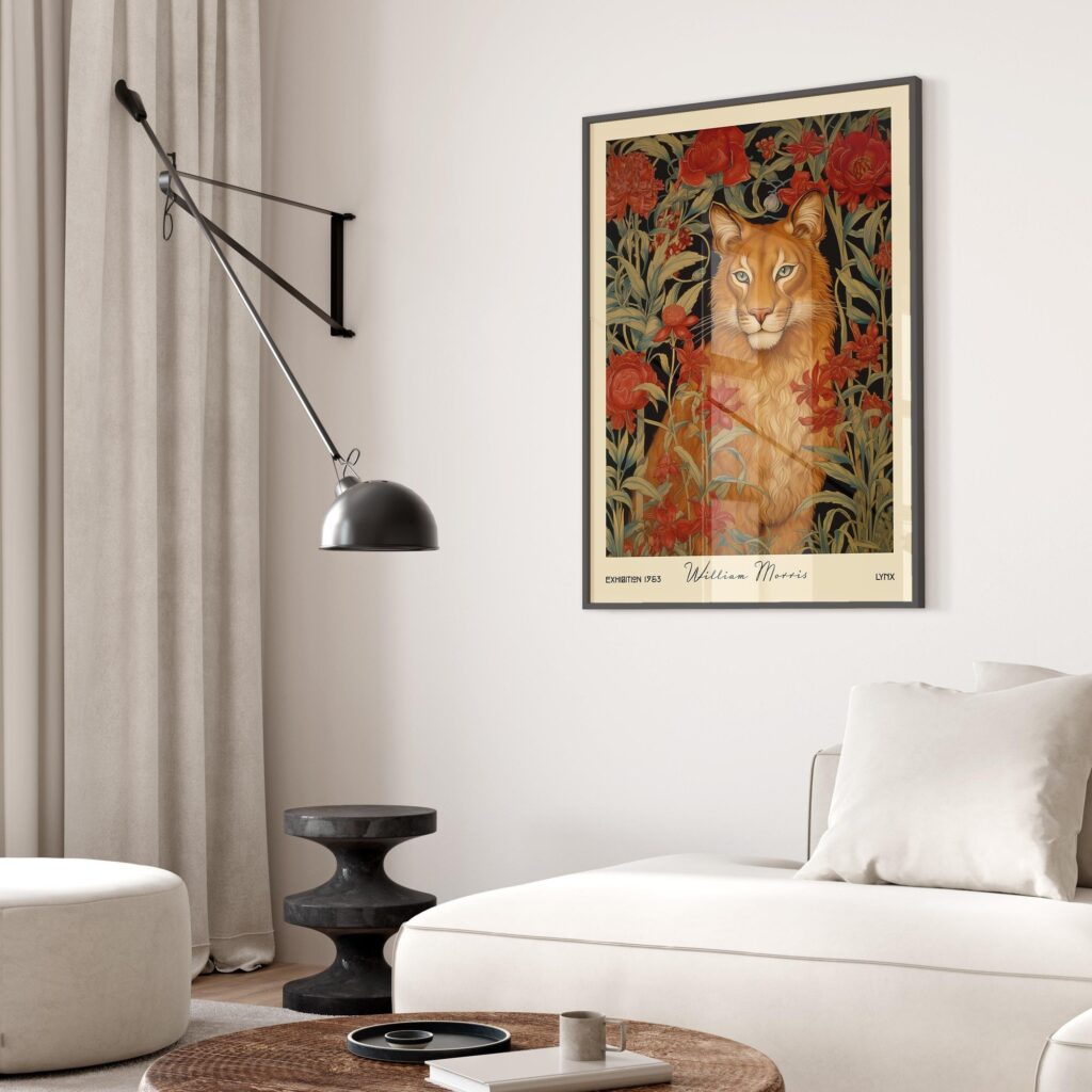 William Morris Lynx Art Print