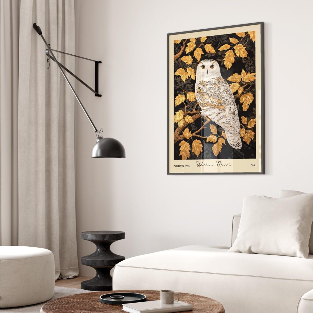 William Morris Owl Print