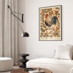William Morris Rooster Print