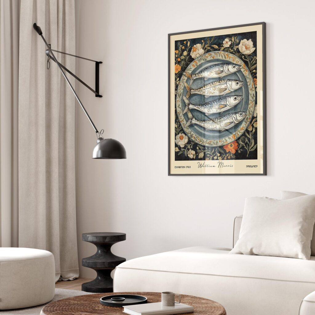 William Morris Sardines Print