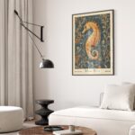 William Morris Seahorse Print