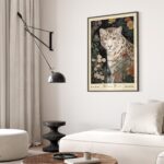 William Morris Snow Leopard Art Print