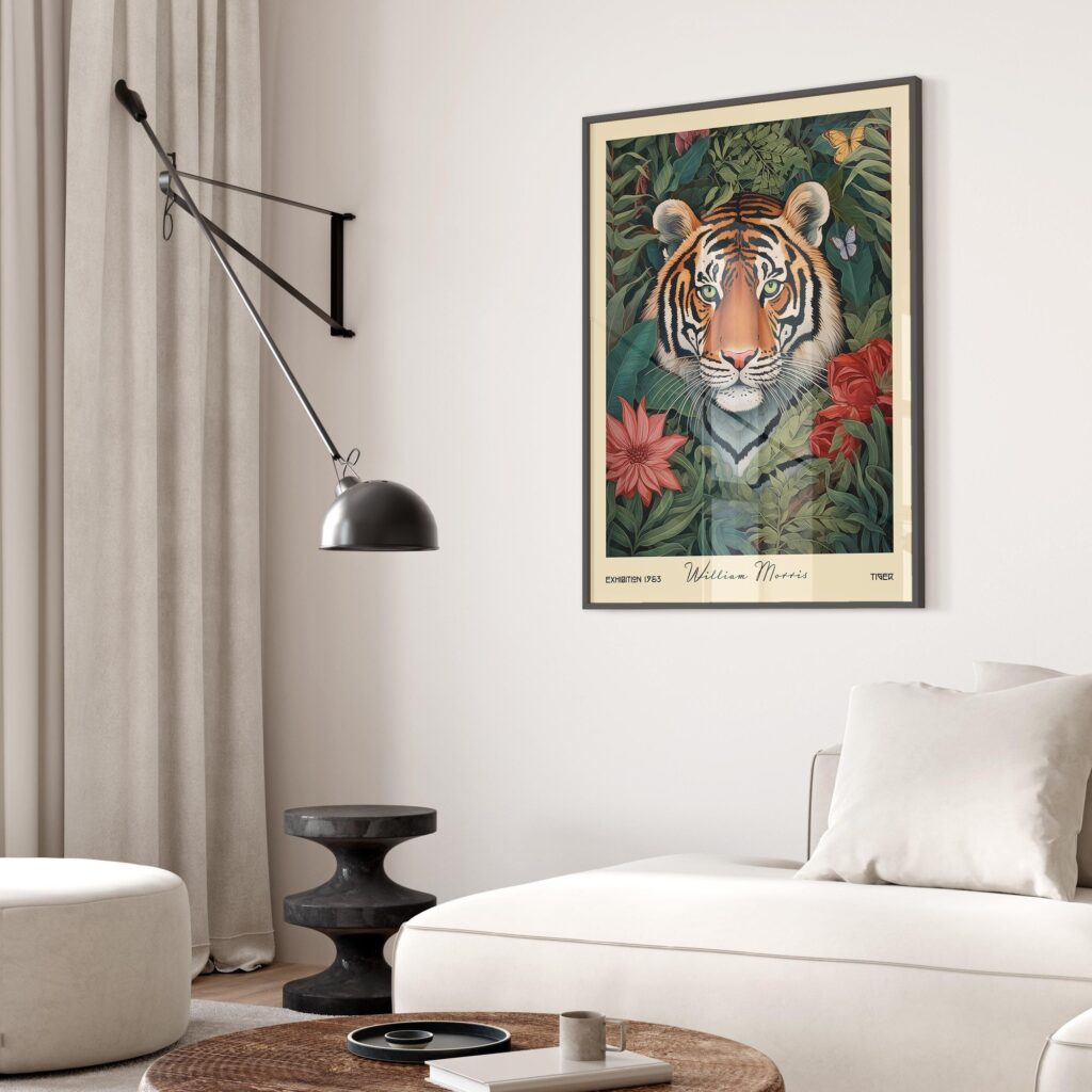 William Morris Tiger Art Print
