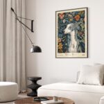 William Morris Whippet Art Print