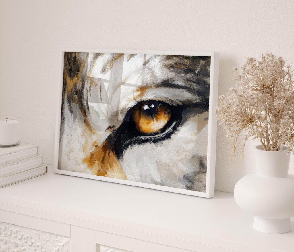 Wolf Eye Painting Print