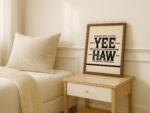 Yeehaw Typography Farmhouse Print