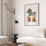 Zebra Boots Print
