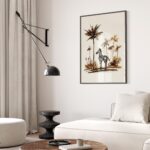 Zebra Jungle Poster