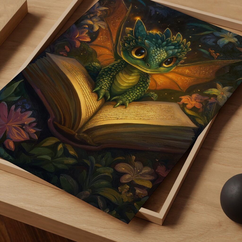 Baby Dragon Art Print