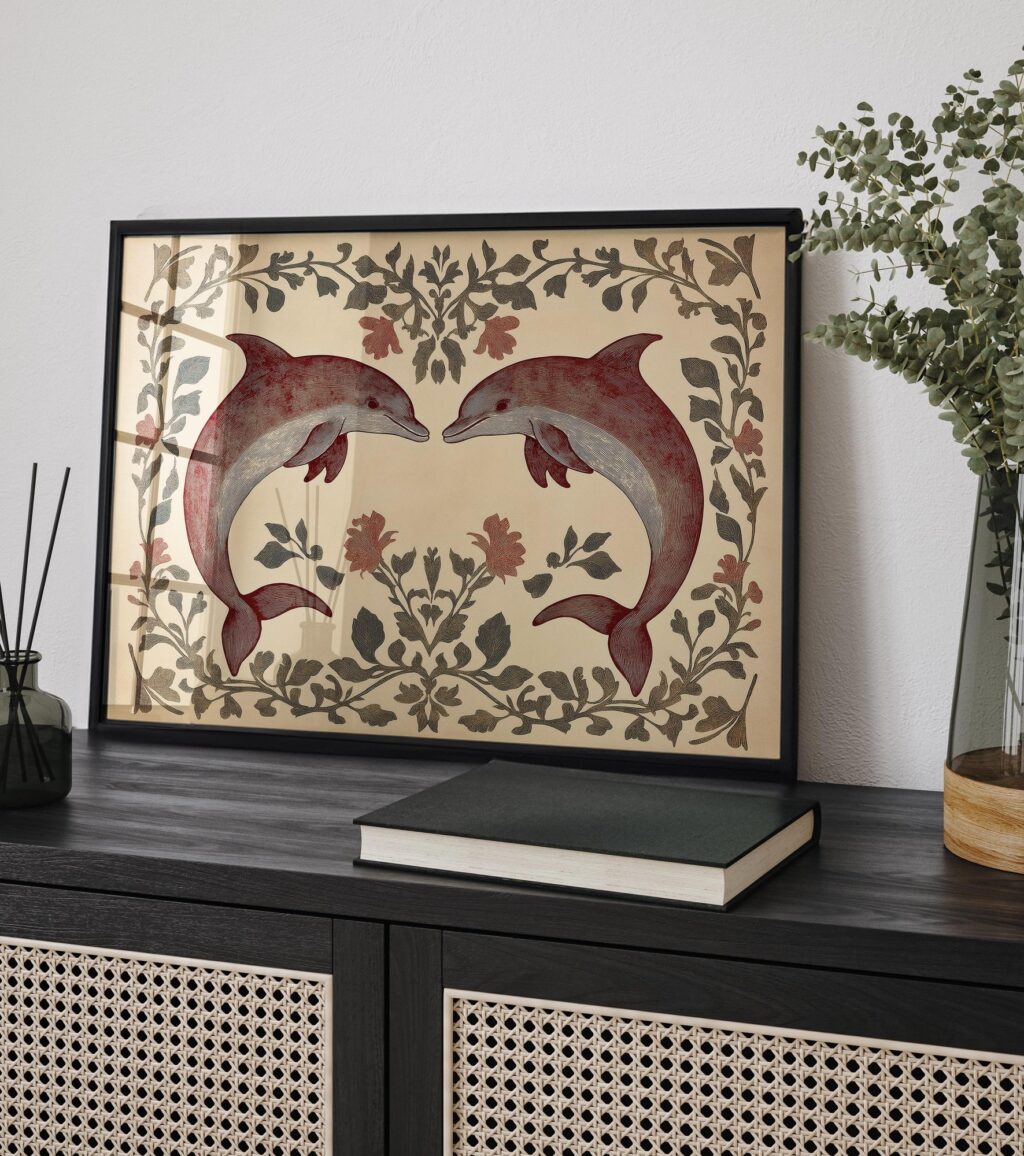 Beach House Dolphin Print