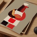 Bear Baker Kitchen Print
