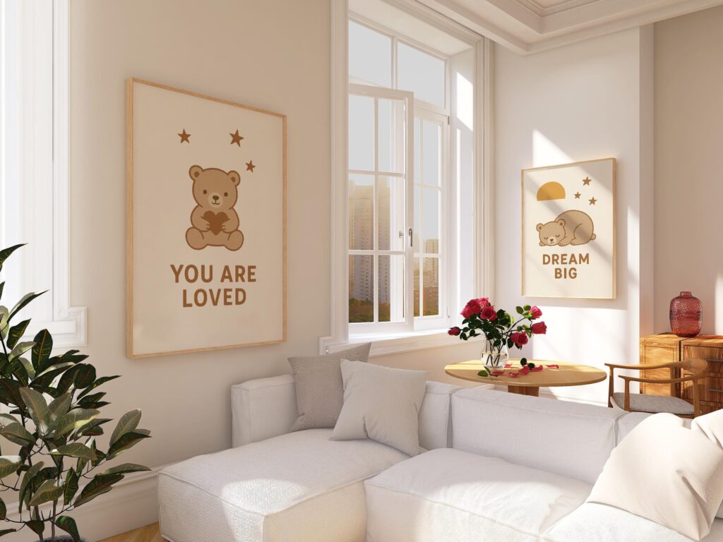 Bear Nursery Art Prints
