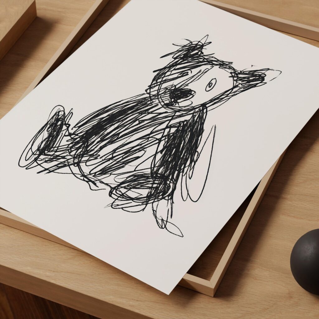 Bear Sketch Print