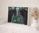 Black Panther Botanical Art Print