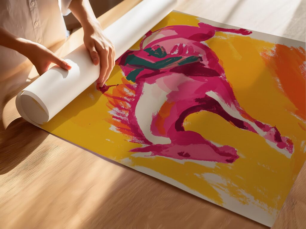 Bucking Bronco Art Print