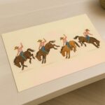 Bucking Broncos Wall Art