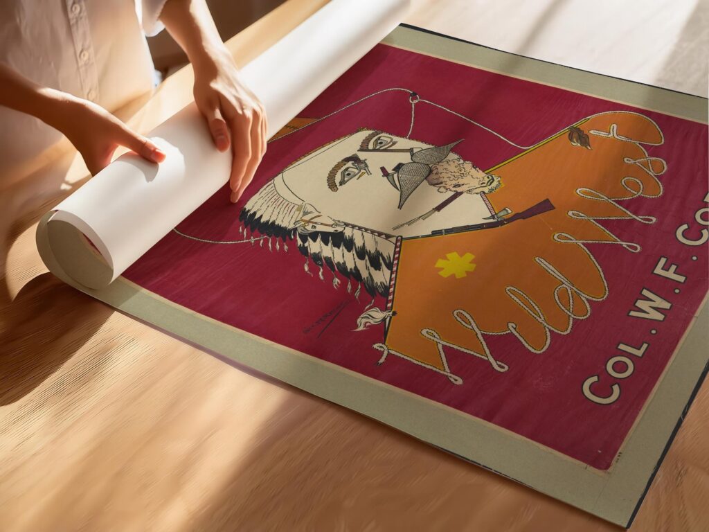 Buffalo Bill Wild West Poster Print