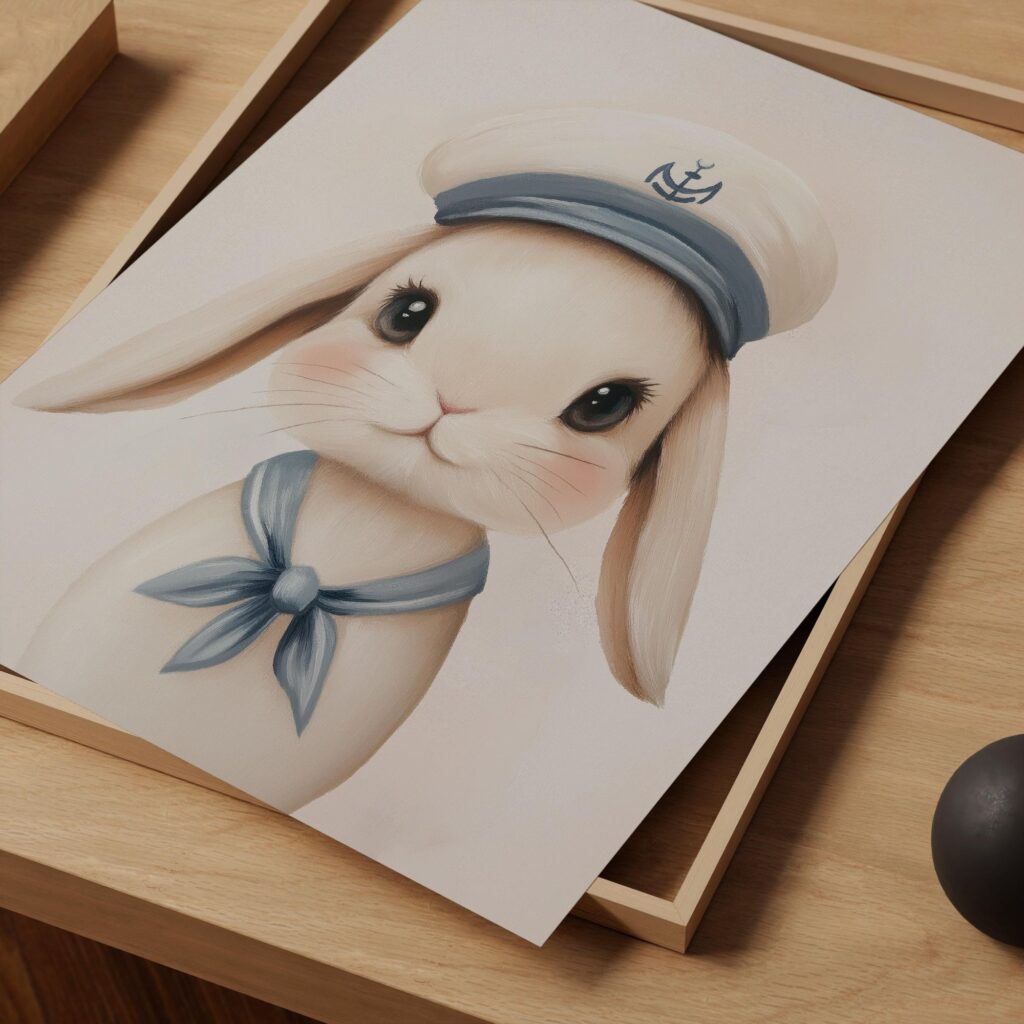 Bunny Nursery Print