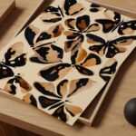Butterfly Abstract Black Wall Art