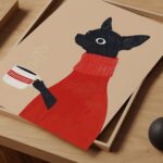 Chihuahua Dog Coffee Art Print