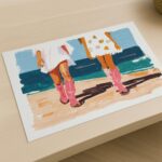 Coastal Cowgirl Print