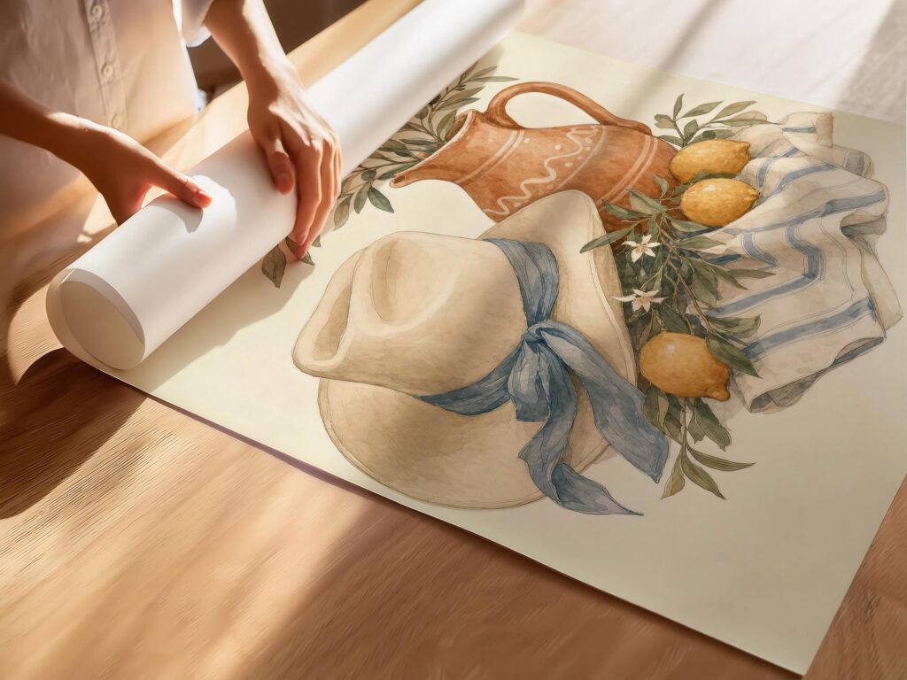 Coastal Cowgirl Still Life Print