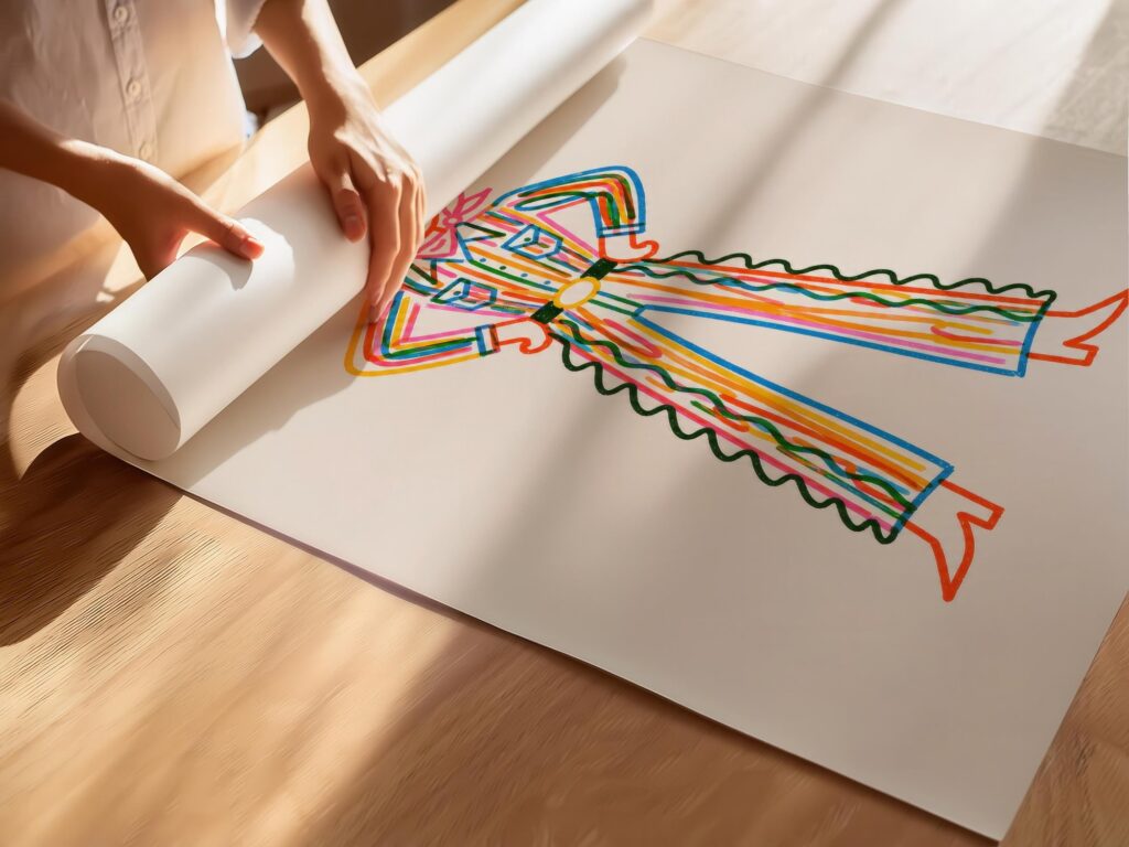 Colorful Cowboy Print
