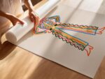 Colorful Cowboy Print