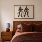 Cowboy and Cowgirl with Lassos Print