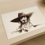 Cowboy Bandana Dog Print