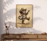 Cowboy Cat Print