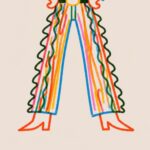 Cowboy Cowgirl Print Set