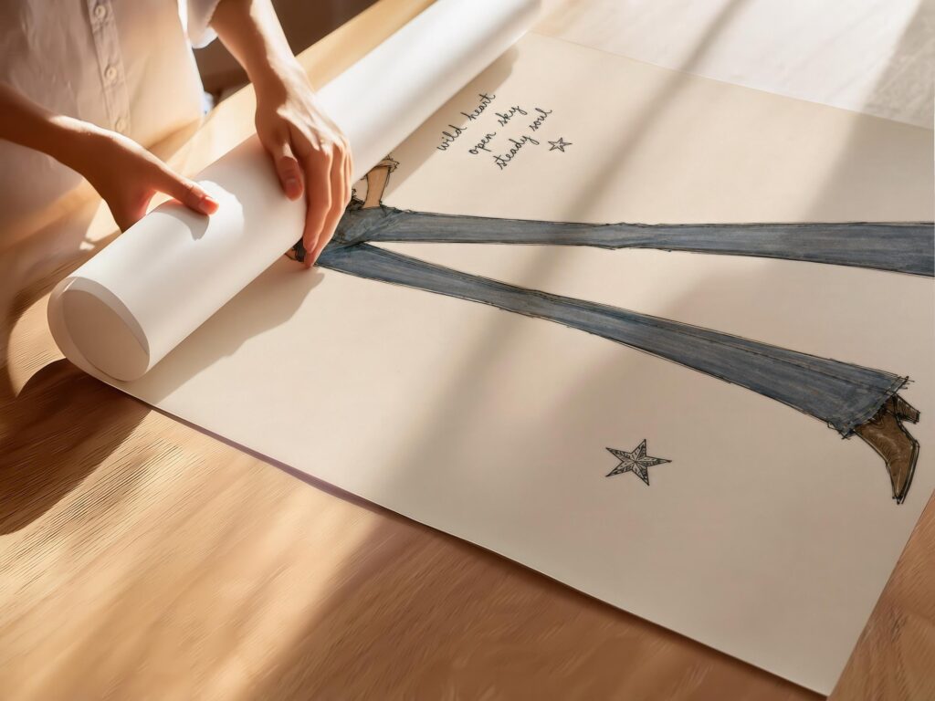 Cowboy Fashion Print