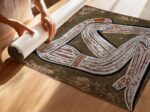 Cowgirl Linocut Art Print