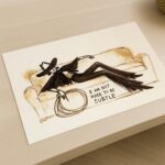 Cowgirl on the Sofa Print