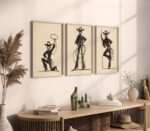 Cowgirl Wall Art Set
