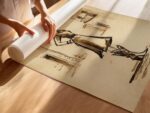 Cowgirl Western Ink Wall Art