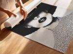 Cowgirl with Hat Fashion Half Tone Print