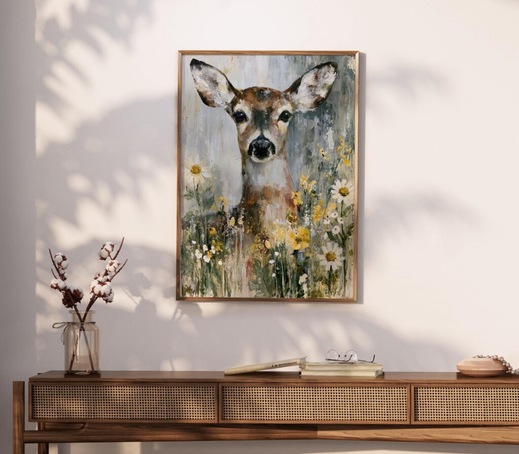 Deer Fawn Print