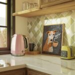 Dog Drinking Coffee Wall Art